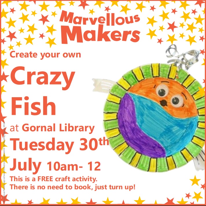 Gornal Library - Crazy Fish Craft